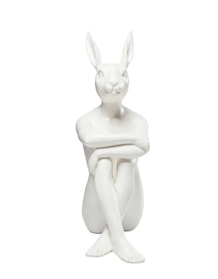 Figurka Dekoracyjna RABBIT Biała