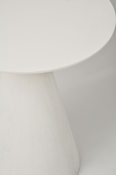 Stolik FLORENCE FL01W fi40 Biały