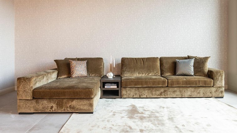 Stolik do Sofy OAKURA 104x43cm Brązowy