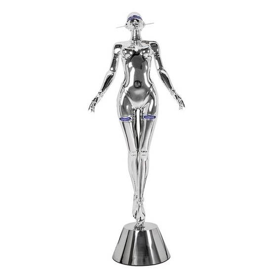 Lampa Podłogowa CYBER WOMAN STAND Srebrny
