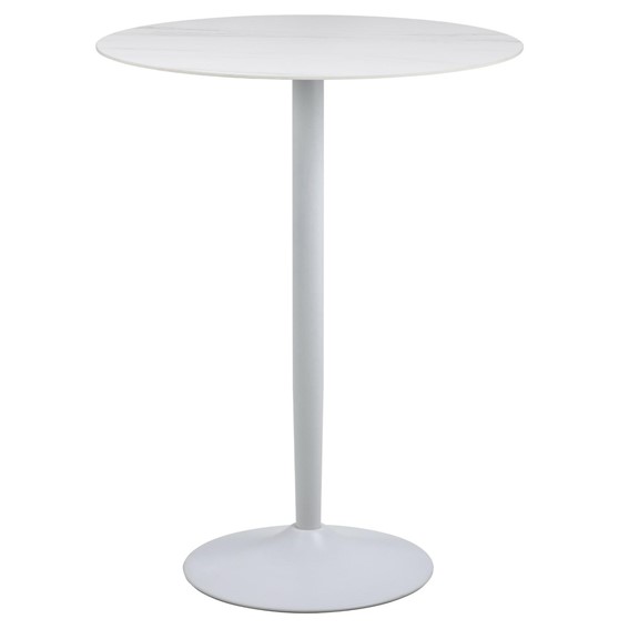 Stół Barowy MALTA Fi80cm Biały