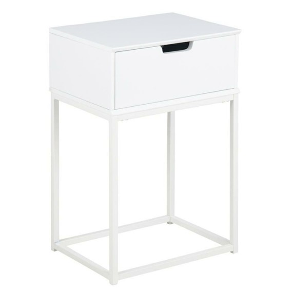 Szafka Nocna MITRA Biała/Biała