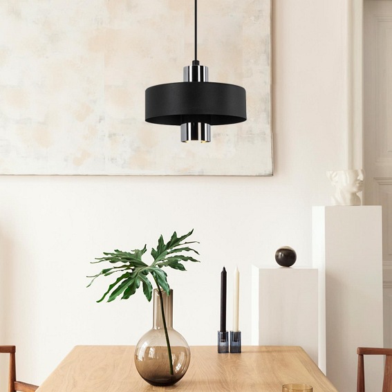 Lampa Wisząca Katia 1A 20x90 Czarny