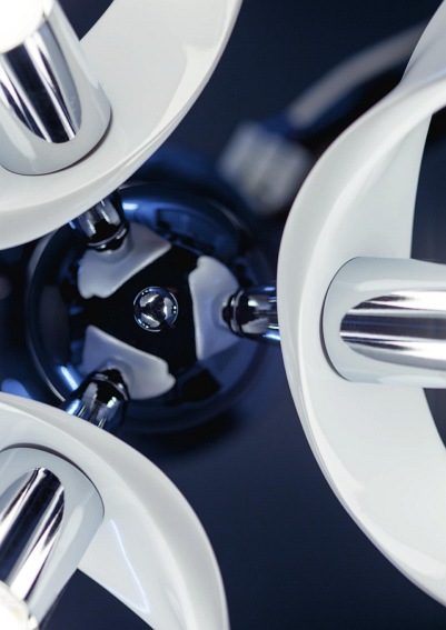 Żyrandol Emma 6 czerwony