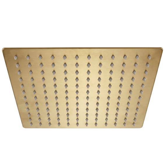 Deszczownica Kwadratowa JS-P015BG 30cm Złoty Szczotkowany