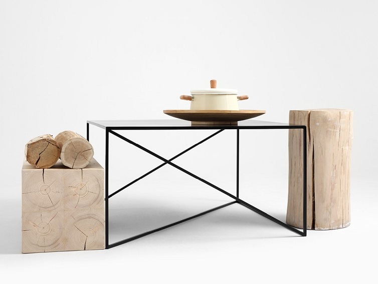 Stół kawowy MEMO METAL 80