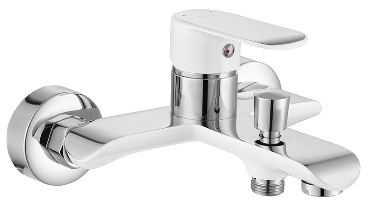 Bateria Wannowa BLOOM Biały/Chrom