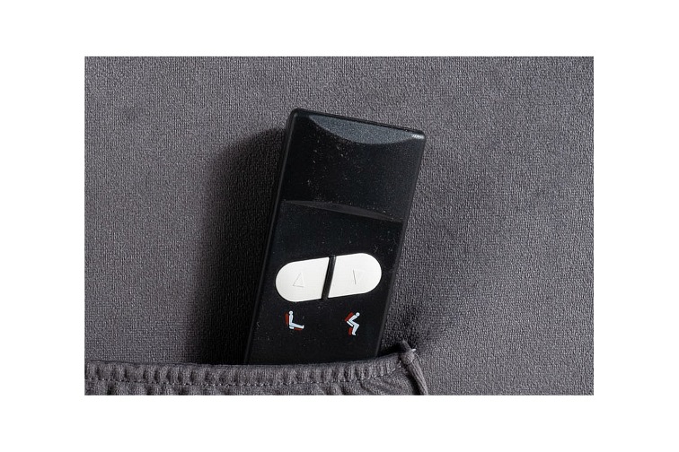 Fotel Rozkładany ADONIS Velvet (Funkcja Pionizacji) Szary Bluvel 14