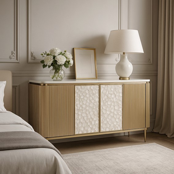 Komoda STILIG ST909 Złoty