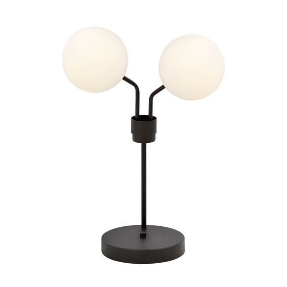 Lampa Biurkowa NOVA LN2 Czarny/Opal