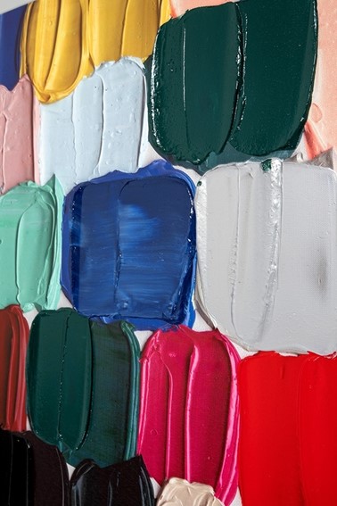 Obraz TOUCHED COLORFUL DOTS 200x140cm