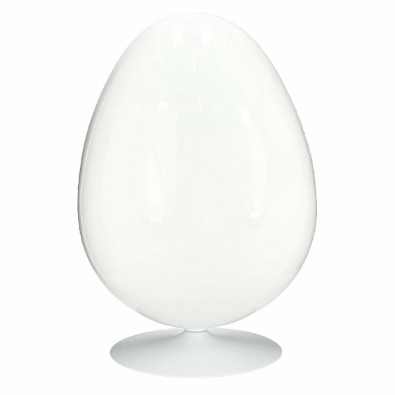 Fotel OVALIA CHAIR Biało-Czarny