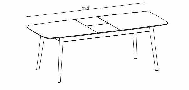 Stół MONTREUX Orzech