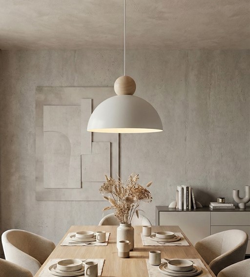 Lampa Wisząca KAKI 1M Biały