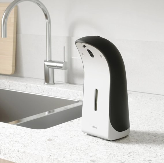 Dozownik do Mydła EMPEROR Czarny/Biały