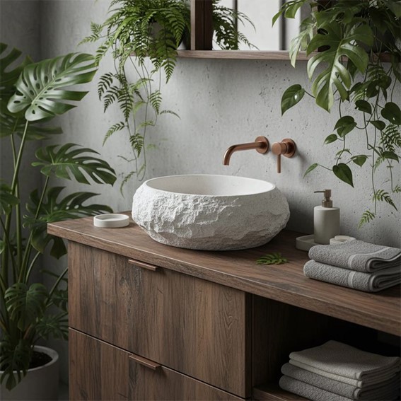 Umywalka Nablatowa MIKA Biały