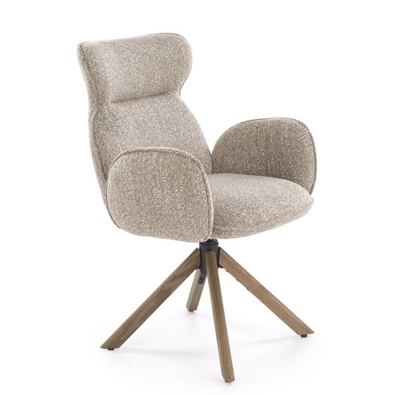 Krzesło K585 Beżowy/Jasny Orzech