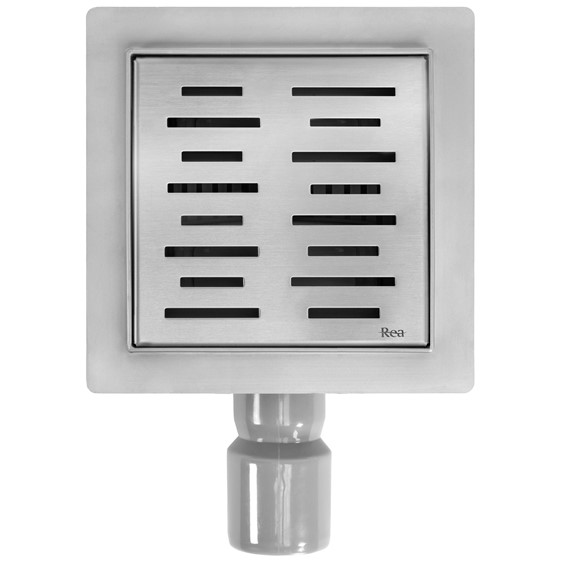 Odpływ LINE 150X150 Stal Szczotkowana