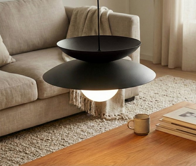 Lampa Wisząca NAGOYA 1 Czarny