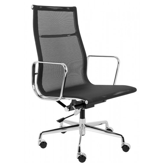 Fotel Biurowy AERON PREMIUM Czarny/Srebrny