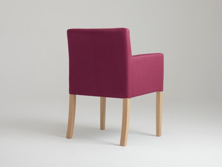 Fotel Wilton Arms 84 60x61x84 Landrynkowy Róż/Naturalny