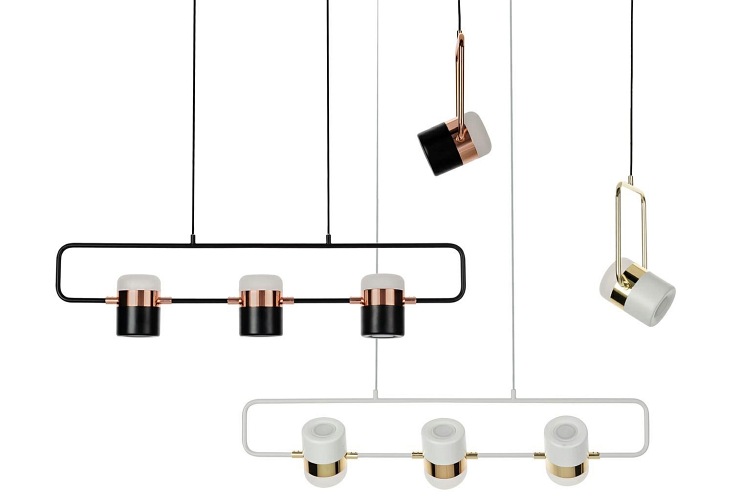 Lampa Wisząca Blink 3 Czarny