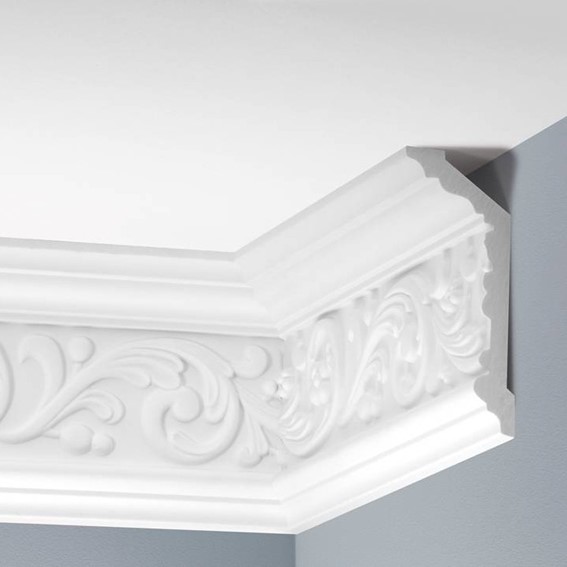 Listwa Gzymsowa Zdobiona LGZ-08 240 cm Biały