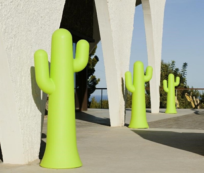 Lampa ogrodowa Kaktus Pancho Limonkowa, LED zasil. przewodowe