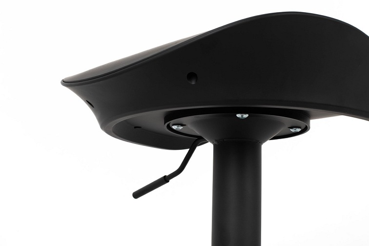 Krzesło Barowe Regulowane Flint 40x40x69 Czarny