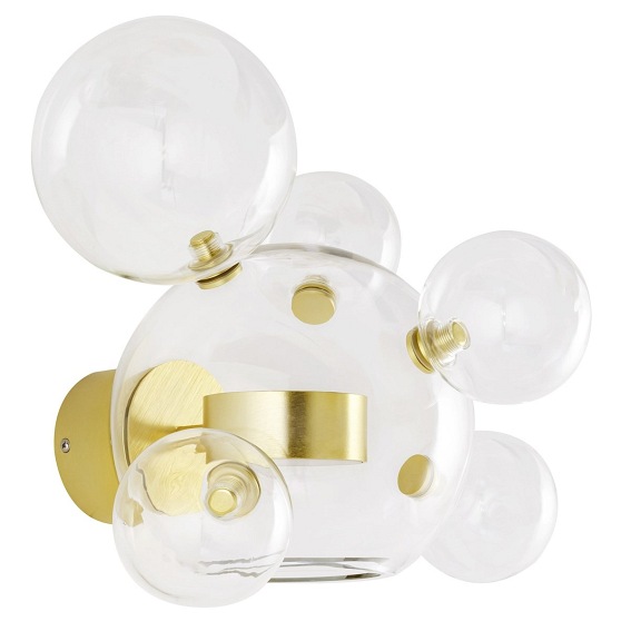 Lampa Ścienna Capri Wall 6 44x46x56 Złoty