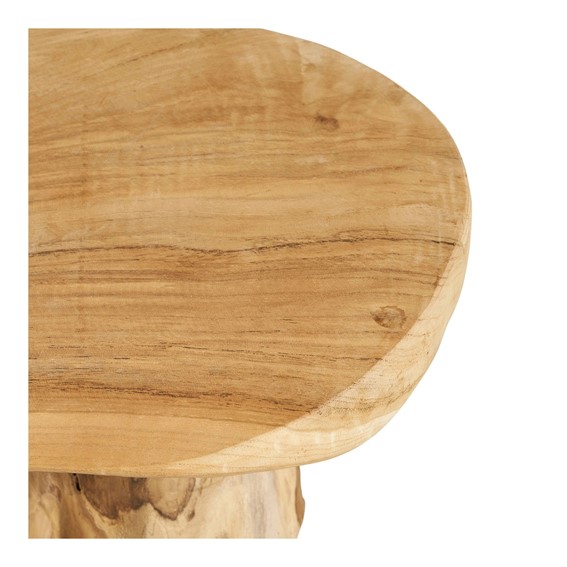 Stolik Kawowy PALENA fi40 Dąb Naturalny