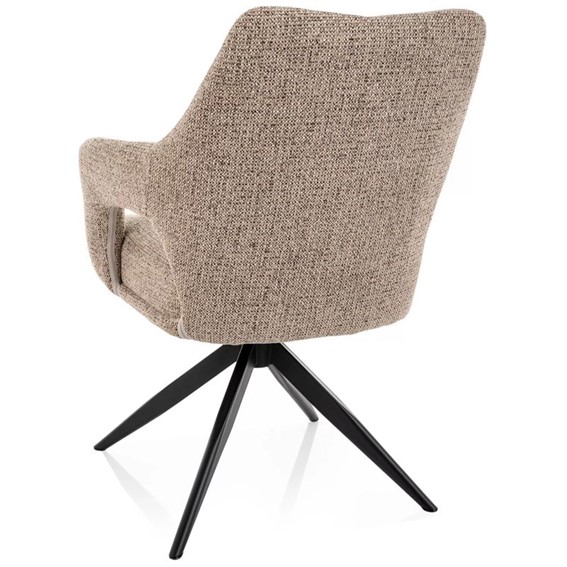 Krzesło OLSEN Noelle Ciemny Beż/Czarny Mat