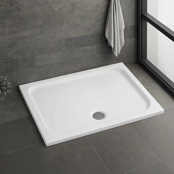 Brodzik Prysznicowy BELMOND 80x100 Biały