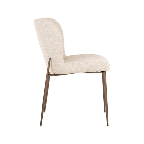 Zestaw 2 Krzeseł ODARBY Beżowy