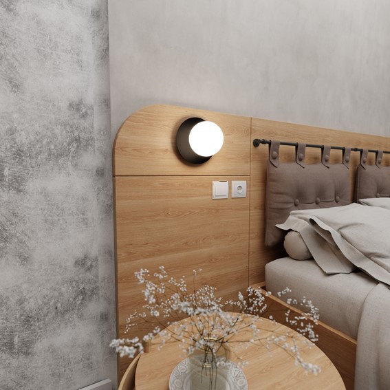 Kinkiet MINERVA K1 Czarny