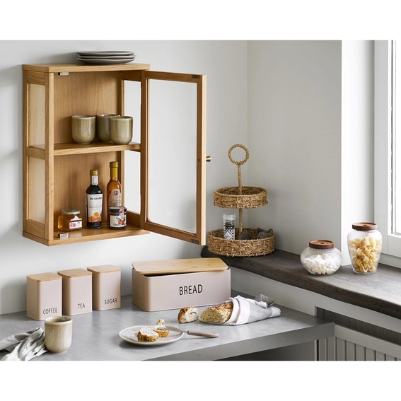 Witryna Wisząca ZAMORA 20 cm Dąb