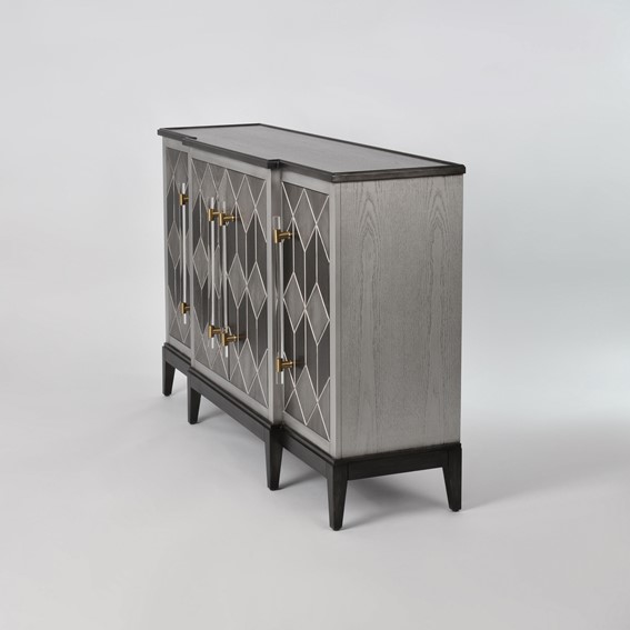 Komoda STILIG ST504 Szary/Brązowy