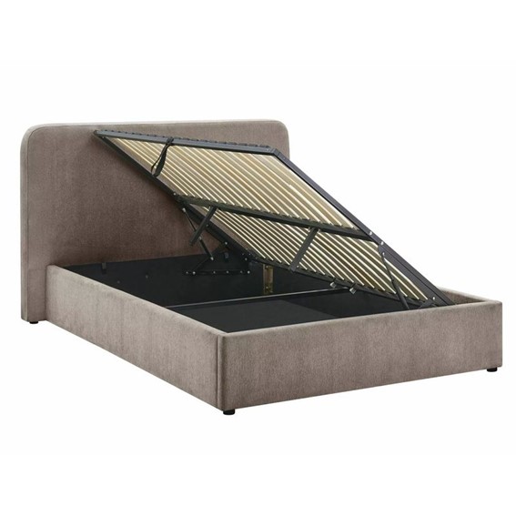 Łóżko LUMIA Raven 140x200cm Ciemny Beżowy
