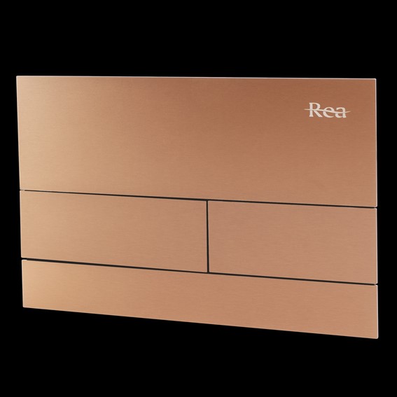 Stelaż Podtynkowy WC K011A-Q z Przyciskiem T Miedź Szczotkowana