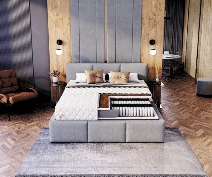 Materac MERANO 120x200 Premium Jersey