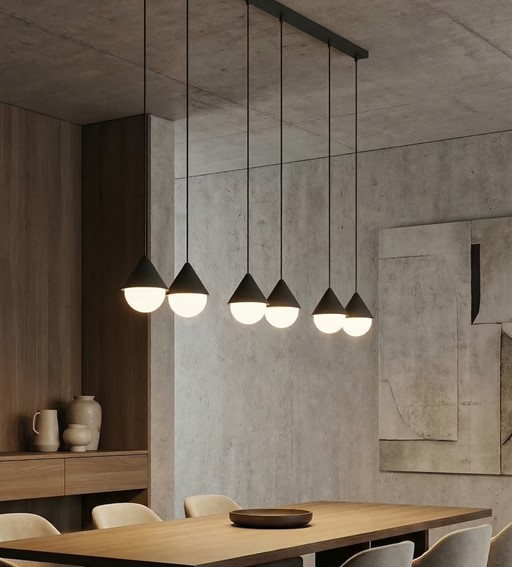 Lampa Wisząca GIRO 6 PREM Czarny