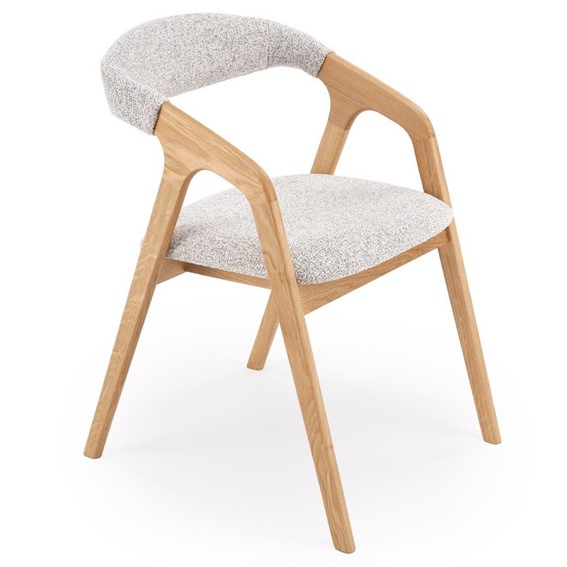 Krzesło BUENO Dąb Naturalny/Jasny Popiel