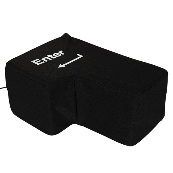 Klawisz Enter Antystresowy Czarny