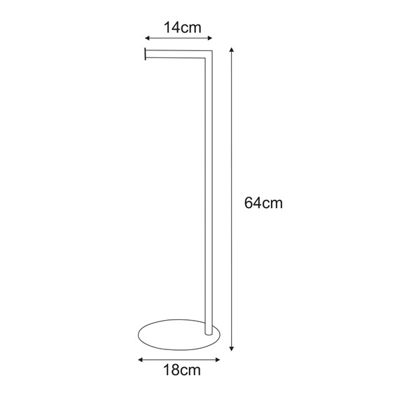 Stojak na Papier Toaletowy KS-56 Beżowy