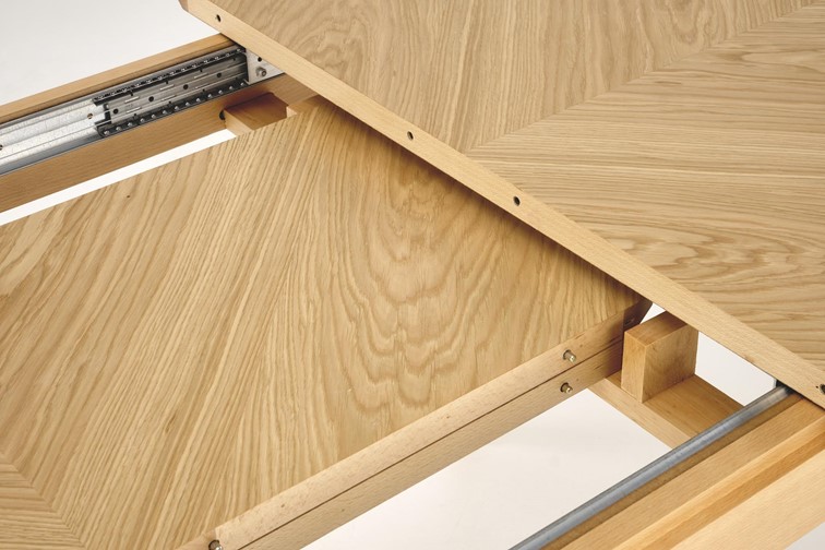 Stół Rozkładany EDMONDO (160-240)x90 Dąb Naturalny