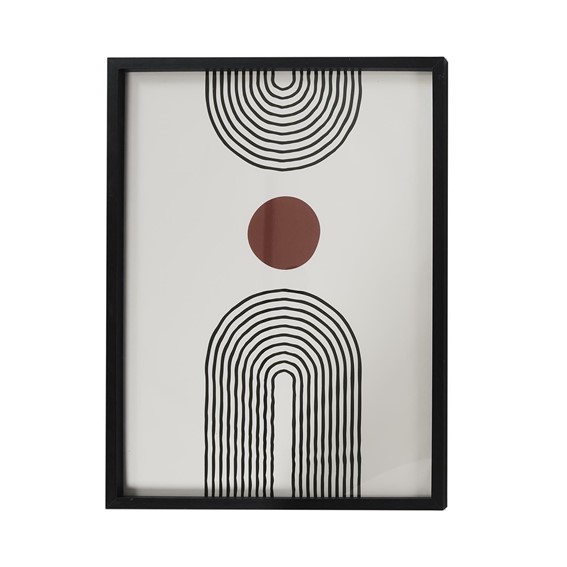 Obraz ART-DECO 60x45cm Czarny