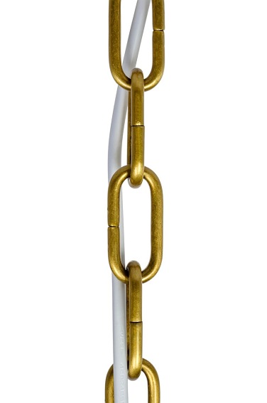 Lampa wisząca VICE mosiądz - metal, szkło