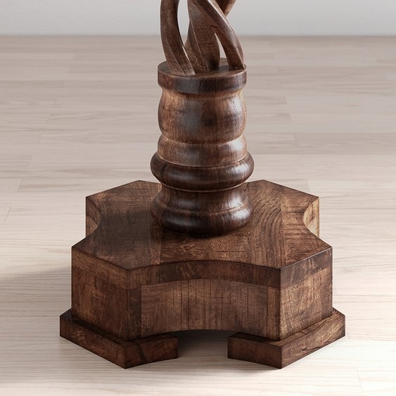 Stolik Avola AV1730-58 76x76x76 Brązowy