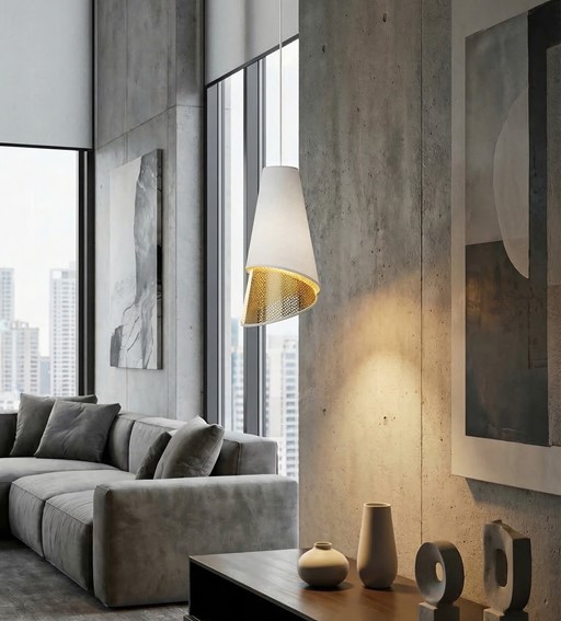 Lampa Wisząca MODA 1 Biały/Złoty