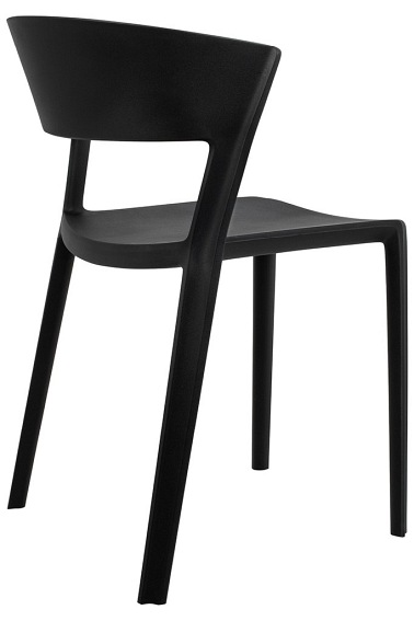 Krzesło JASPER Czarny Polipropylen